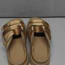 UGG womens Goldenglow Slide (8, Dark Sand)