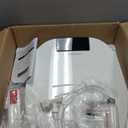 Toilet Bidet Seat, Oval Toilet Seat Bidet with Dryer and Warm Water, Electronic Heated Toilet Seat Temperature Adjustable, Front and Rear Oscillation Cleaning, Remote Control