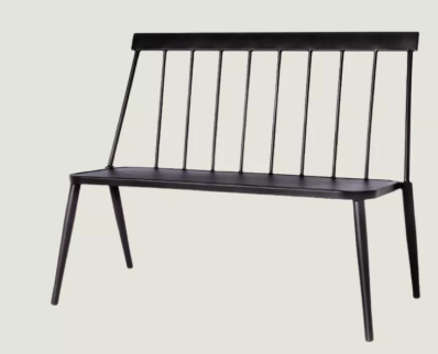 Metal Black Bench