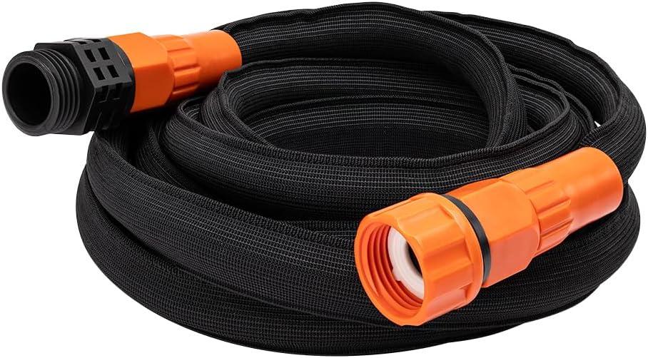 Black + Decker 25 ft x 5/8 in, Expanding Garden Hose  Lightweight, Kink-Resistant, Quick Repair Couplings BXMHBB22182