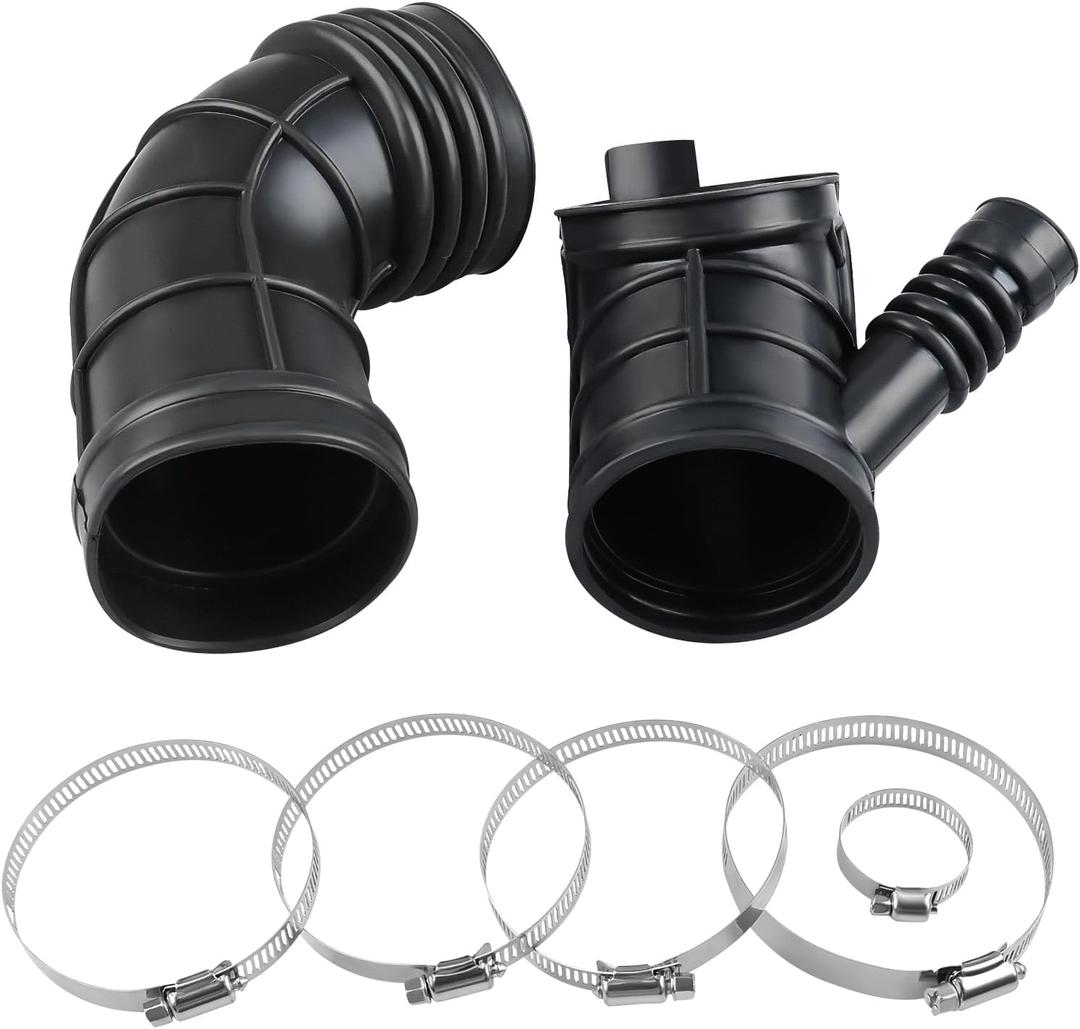 Intake Hose Tube Compatible with BMW E46 320i 325i 325xi 200-2005, 325Ci 2000-2006, 328i 323i 1999-2000 323C; BMW E36 Z3 1997-2000, Replacement for 13541435627 13541705209 696-059 696-061-2PCS
