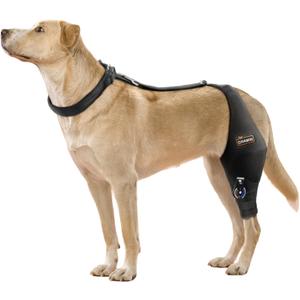 CHAMIN Adjustable Dog Knee Brace for Torn ACL Hind Leg, Support for Tear Ligament, Osteoarthritis, Rear Leg Limp, Recovery After Surgery, et(Left Leg, XL)