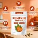 Meridease Labs Pumpkin Seed Oil Capsules for Hair Growth, 2 in 1 Formula with Saw Palmetto, Scalp Health & Supports Hair, Heart, Skin | Non-GMO | Gluten Free - 200 Softgel, EXP 07/2027