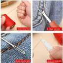 2 x 37Pcs Sewing Tool Set, Steel Sewing Needle Kit, Threader and Needle Repair Kit Needle Threaders for Hand Sewing