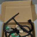 Hion Curtain Holdbacks Black 2pcs, Curtain Tiebacks Wall Mounted Curtain Hooks Holders for Drapes