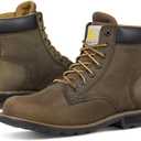 Carhartt Frontier Men's 6" Leather Soft Toe Work Boot, Safety Slip Resistant and Waterproof (10)