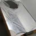 ANDY STAR Chrome Bathroom Mirror, 30x40 Inch Large Polished Chrome Mirror, Rectangle Mirror for Bathroom with Unique Wavy Design Ideal for Home Decor, Rust-Proof Stainless Steel 1 Frame