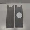 Kitchen Sink Splash Guard  Stone Diatomite Faucet Drying Matt, Modern Kitchen Sink Accessories for Countertop (Dark Grey, 23.6"x3.9")