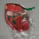 Christmas red and white Border Collie, Santa Hat T-Shirt, Red, XL