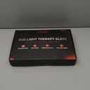 Keneo Red Light Therapy Gloves for Hands, 100LEDs Red & Near-Infrared, Dual Wavelength 660nm & 850nm, 5 Modes, Wireless, Rechargeable 5000mAh Battery, for Hand & Wrist Treatment （Orange）