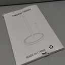 Paper Towel Holder Countertop, Standing Paper Roll Holder with Anti Slip Weighted Base, Stainless Steel Freestanding Paper Towel Holder for Kitchen, Black