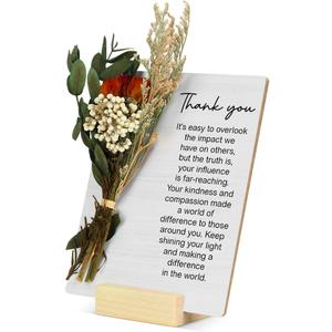 2 x Bosses Day Gifts for Women Men Manager Boss Funny Office Decor for Women National Boss Day Decorations Flowers Gifts for Supervisor Leader Desk Office Decor