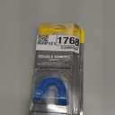Double Braces Strapless Mouth Guard, Blue, Adult (Adult: 12+ yrs)