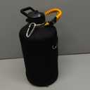 One Gallon Water Bottle Insulated, Triple Wall Vacuum Cold for 48 Hrs & Leak-proof & Non-BPA, 128oz Large Sports Stainless Steel Water Jug with Paracord Handle Straw Spout Lids & DIY Stickers (Orange Gradient)