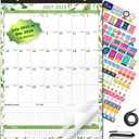 Ospelelf 2025-2026 Wall Calendar 12'' x 17'', Magnetic Calendar for Refrigerator,18 Month Desk Calendar, Use July 2025 - Dec 2026, Leaf