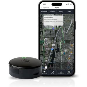 LandAirSea 54 GPS Tracker - Made in the USA from Domestic & Imported Parts. Long Battery, Magnetic, Waterproof, Global Tracking. Subscription Required