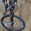 Schwinn GTX Comfort Adult Hybrid Bike, Men and Women, Dual Sport Bicycle, 700c Wheels, Step-Through or Step-Over Lightweight Aluminum Frame (18-Inch Frame, Black/Blue)