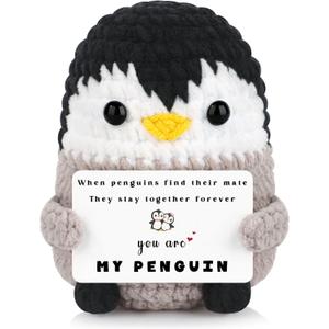 2 x JoycuFF Anniversary Unique Gifts for Women Men, Mothers Fathers Day Birthday Gifts for Wife Girlfriend Husband Boyfriend Penguin Gift