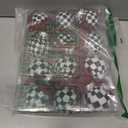 12 Pieces Black and White Winter Balls Black and White Checkered Ball Ornament Farmhouse Christmas Hanging Balls Ornaments with Buffalo Check Bow Christmas Tree Decor for Home