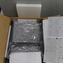 Book Shelf, 3 Tier Bookcase with Steel Frame, Stable Bookshelf Narrow Book Shelves Storage Organizer for Book CD Movie, Open Book Shelves for Living Room, Home Office, Study, Rustic Brown