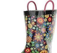 Western Chief Rain Boots with Pull on Handles for Toddlers and Kids - Premium Waterproof Boots for Boys and Girls Size 1