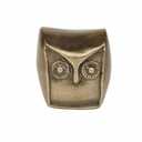 HD Designs Aluminum Owl Gold 6 Inches Home Decor Desk Table Shelf Figure