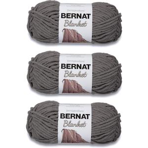 Bulk Buy: Bernat Blanket Yarn (3-Pack) Dark Grey 161200-44