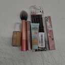 1. Real Techniques Ultra Plush. 2. 6 Piece Dark Brown. 3. Mineral Fusion Eye Pencil. 4. wet n wild Bare. 5. Maybelline Lash. 6.L'Oreal Paris.