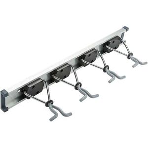 National Hardware N112-082 Sliding Grip Clamp Organizer, Holds 4 Handled Tools - Quantity 6