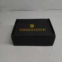 OSSTONE Moto Boots for Men Fashion Zipper-up Leather Chukka Boots Casual Shoes Retro Style OS-5008-1-DA1B1 Size 10