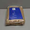 MIULEE Brown Linen Curtains 84 Inch Length for Bedroom Living Room, Soft Thick Linen Textured Window Drapes Semi Sheer Light Filtering Back Tab Rod Pocket Burlap Look Farmhouse Decor, 2 Panels