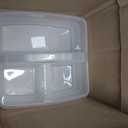 Teacher Created Resources Clear Portable Plastic Storage Caddy 6-Pack for Classrooms, Kids Room, and Office Organization, 3 Compartments