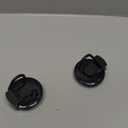 VIS'V Shower Suction Cup Hooks, Heavy Duty, Removable and Reusable, Double Hooks, Black, 2 Pcs