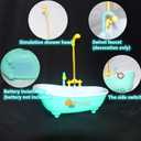 Petlex Bird Bathtub Parrot Bath Fountain Indoor Automatic Bathtub with Faucet Bird Bath Shower Bird Bathing Tub for Parakeet Conure Budgie Cockatiel Lovebird
