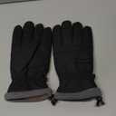 ihuan Kids Winter Waterproof Ski Gloves, Snowboarding Touchscreen Snow Cycling Running Gloves for Boys Girls (XL11-12, Dark Black)