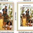 Americanflat 16x24 Poster Frame with Polished Plexiglass - Use as 12x18 Frame with Mat or Display 16x24 Photo Without Mat - Hudson Collection - Wide Picture Frames for Wall Display - Natural Oak