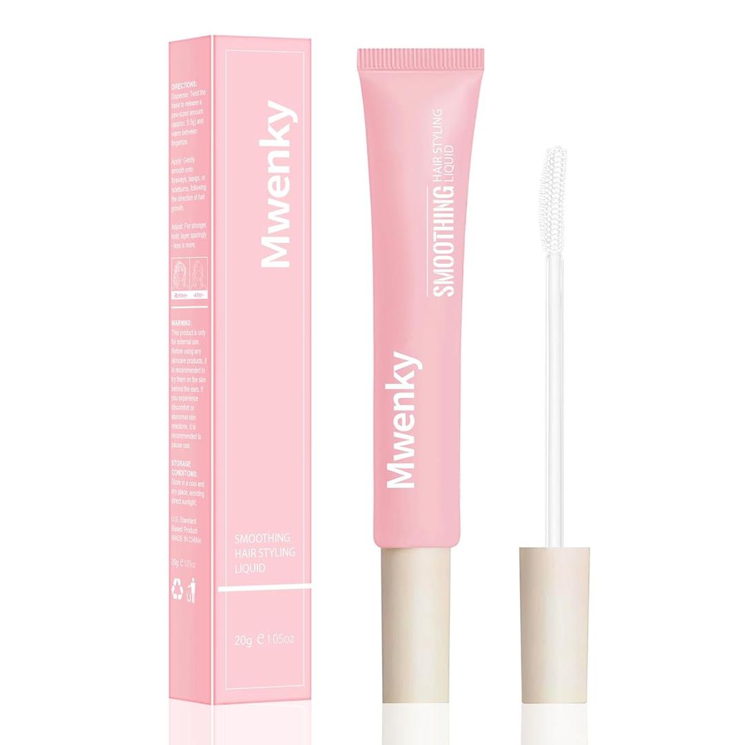 Styling Cream for Hair, 3-in-1 Hair Styling Cream & Flyaway Stick Controls Frizz, Smooths Edges & Tames Flyaways, Lightweight Non-Greasy, Long-Lasting Hold, Non-Flaking Travel Size 1231x