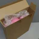 Wesiti 6 Pcs Small Heart Shaped Boxes with Window Valentine's Day Gift Boxes Plastic Storage Container for DIY Projects Presents Candy Jewelry Mother's Day Gifts (Pink)