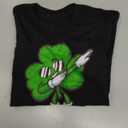 Bruh Dabbing Shamrock - Funny St Patricks Day Teens Boys T-Shirt, Size XS