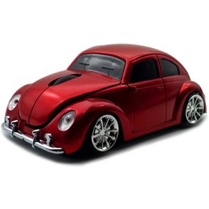 Cool Sports Car Shaped 2.4GHz Optical Gaming Mouse for PC, Laptop - Red