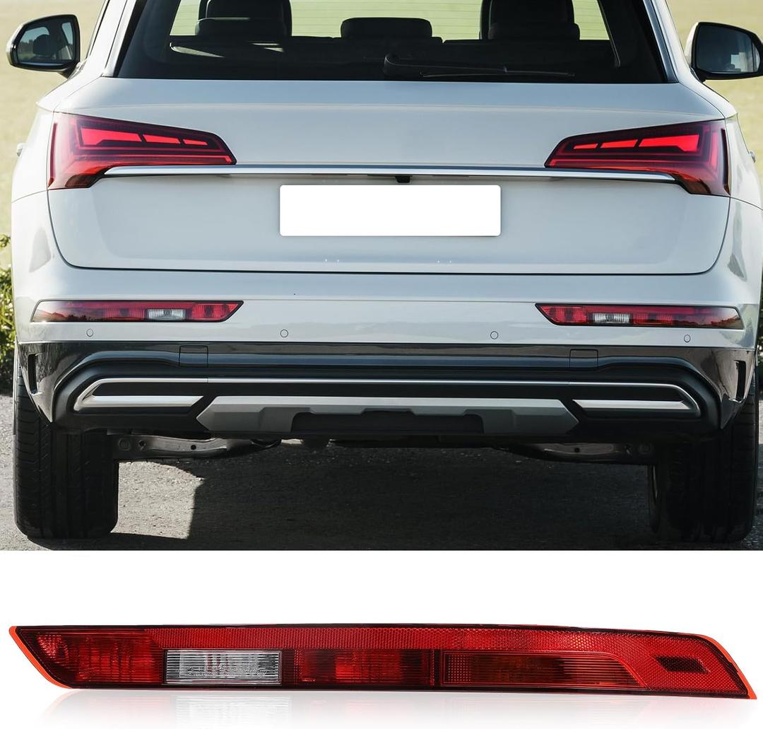 Rear Bumper Light Compatible with Audi Q5 2018 2019 2020 2021 Back Up Tail Light Brake Lights for Right Passenger Side OE Part: 80A945069A