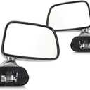For Toyota Pickup 1989-1995 Door Mirror Driver and Passenger Side | Pair | Manual | Non-Heated | Replacement For 8794089141, 8791089143 | TO1320122, TO1321122