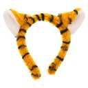 Lurrose Tiger Headband Plush Ear Hair Hoop Cute Zoo Animals Party Costume for Halloween Birthday Party Cosplay Photo Prop