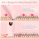 Electric Bikini Trimmer for Women-Dual Head Bikini for Women, IPX7 Waterproof Pubic Hair and Facial Hair Remover, Rechargeable Lady Trimmer for Underarm Body Leg Face