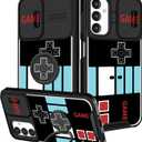 Funermei for Samsung Galaxy A16/A17 5G Phone Case - Women Girls Cute Phone Cover Girly Pretty Aesthetic Game Unique Funny Design with Camera Cover Ring Stand Funda for Galaxy A16/A17 5G Case