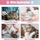 Cat Cone Collar Soft, Comfortable E Collar for Cats After Surgery, Recovery Elizabethan Collar for Cats Kitten to Stop Licking, Pink M