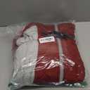 SUNFURA Full Body Dog Coat - Warm Fleece Jacket for Large Dogs, Turtleneck Winter Coats with Harness, Reflective Dog Snowsuit Windproof Puffer Jackets with Legs for Weimaraner, Burgundy XL