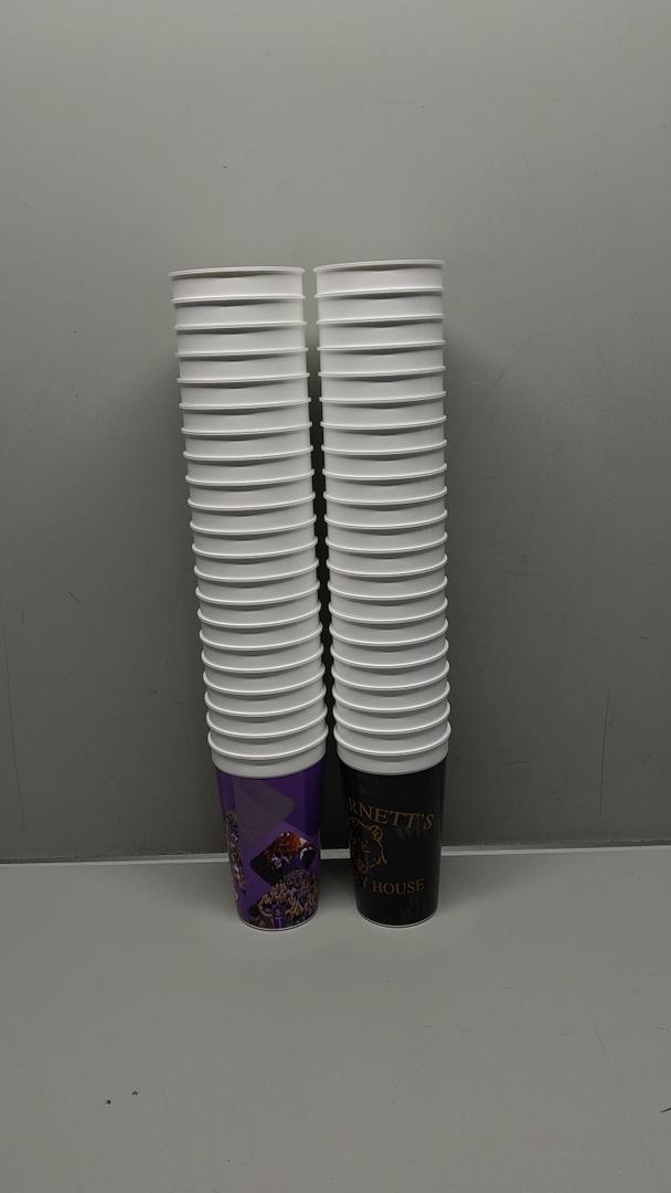 Lightweight Plastic Cups, Pack of 40