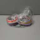 SIQUK 30 Pieces Satin Headbands 1 Inch Hard Headband Non-slip Colorful Headband DIY Hair Headbands for Women (Multicolor)