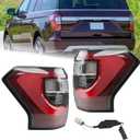FULL LED Type Tail Light Lamp Assembly Compatible with 2018-2021 Ford Expedition XLT/Limited/Limited/King Ranch/Platinum Left Driver Side & Right Driver Side